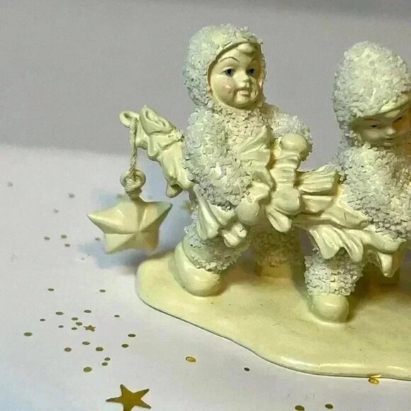 Dept 56 Snowbabies Miniatures Hi Ho Hi Ho To Frolic Lane We Go‎ #76711 With Box - Picture 4 of 9